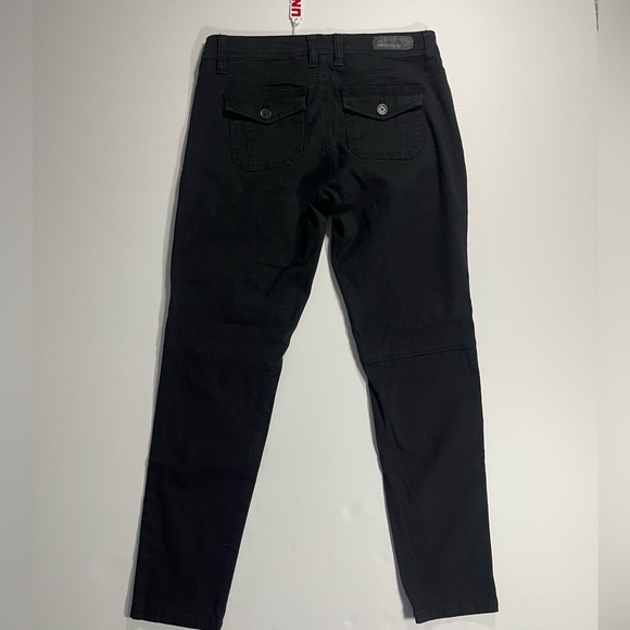 UnionBay Cargo Pants Womens Juniors Size 3 Blaire Black Tapered Leg Zip Pockets - Picture 13 of 16